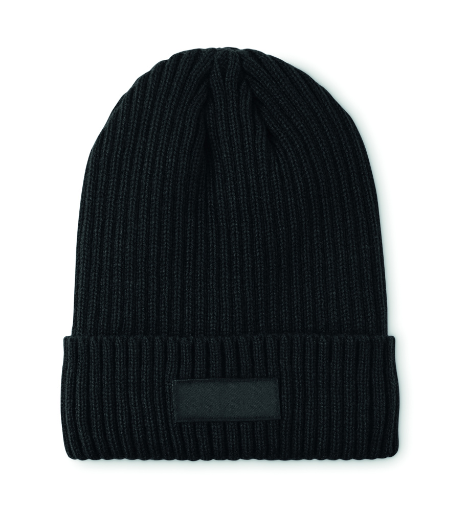 Logo trade promotional merchandise picture of: 3M knitted beanie with cuff