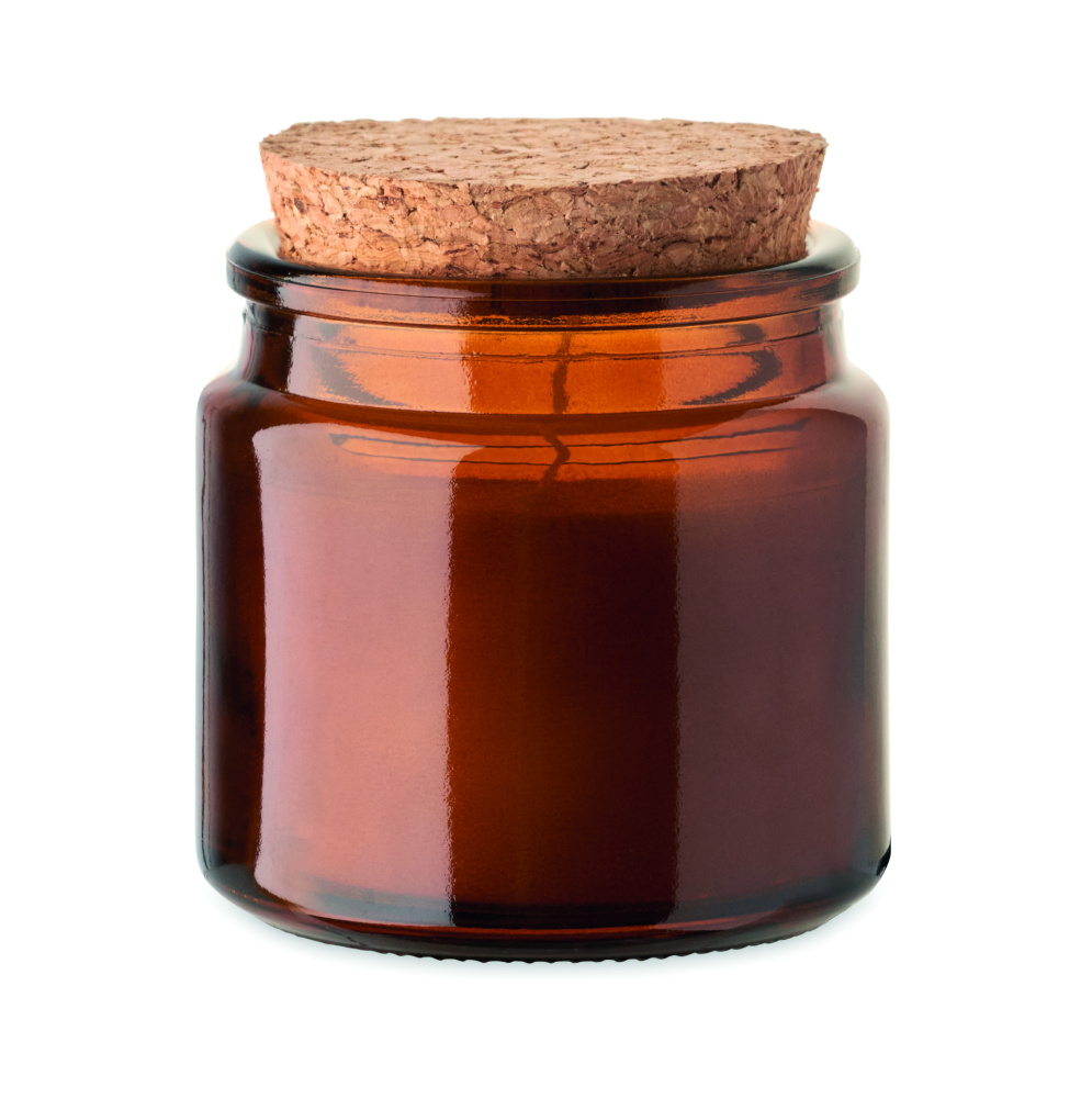 Logo trade corporate gift photo of: Plant based wax candle 70 gr