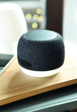 Logo trade corporate gifts picture of: 15W wireless charger speaker