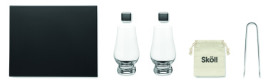 Logo trade promotional merchandise picture of: Set of whisky tasting glasses