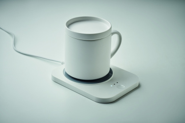 Logotrade promotional product picture of: Wireless charger mug warmer set