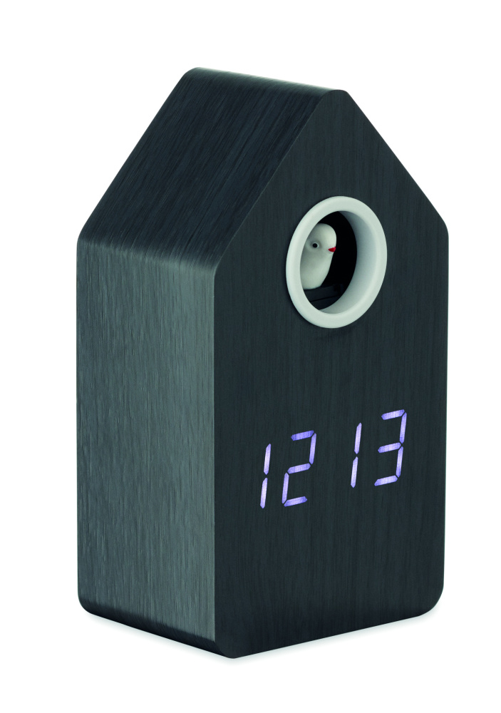 Logotrade promotional merchandise photo of: MDF cuckoo alarm clock
