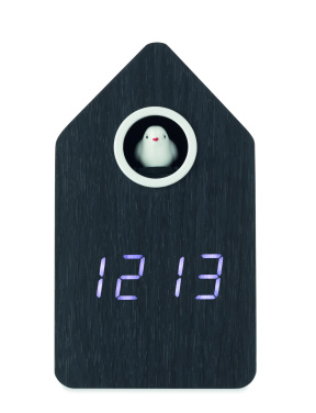 Logotrade advertising products photo of: MDF cuckoo alarm clock