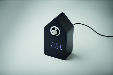 Logo trade promotional products picture of: MDF cuckoo alarm clock
