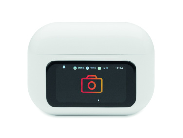 Logo trade advertising products image of: ABS TWS earbuds