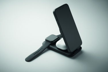 Logotrade promotional giveaways photo of: 3 in 1 wireless charger 15W