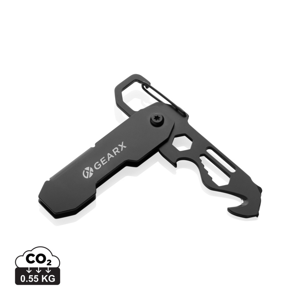 Logotrade business gift image of: Gear X foldable EDC tool with carabiner and parcel cutter