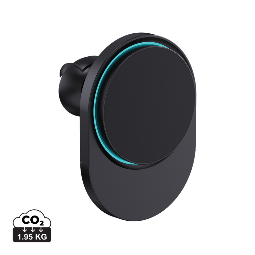 Logo trade promotional giveaways picture of: PowerCruze RCS rplastic 15W magnetic charging car holder