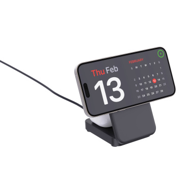 Logo trade advertising products image of: Urban Vitamin Arcadia RCS rplastic 15W 3in1 magnetic charger