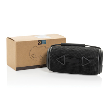 Logotrade advertising products photo of: Prisma RCS recycled plastic IPX 4 waterpoof 16W speaker