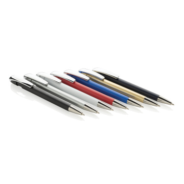 Logo trade promotional items image of: Glide GRS certified R-ABS Metal Clip Pen