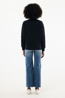 Logotrade corporate gift image of: IQONIQ Elgon recycled cotton quarter zip sweater