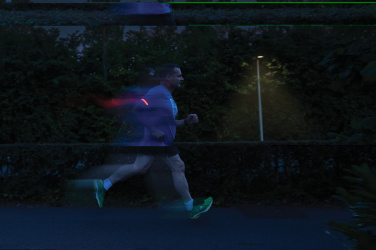 Logotrade promotional product image of: Lumi Sprint RCS rplastic LED re-chargeable running light