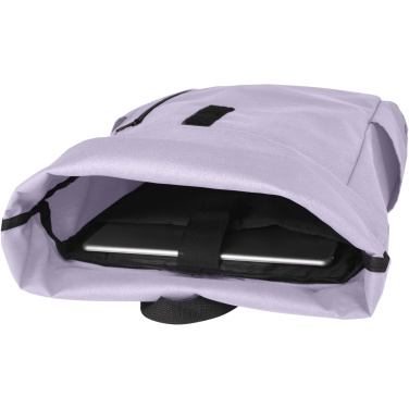 Logotrade advertising product image of: Byron 15.6" GRS RPET roll-top backpack 18L