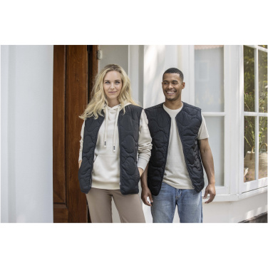 Logo trade promotional merchandise image of: Quartz GRS recycled unisex quilted bodywarmer