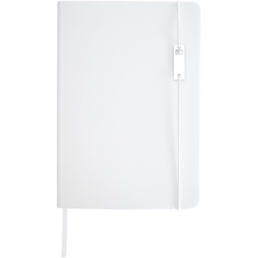 Logo trade promotional giveaways picture of: Legato Elegance A5 hard cover notebook and rollerball pen set