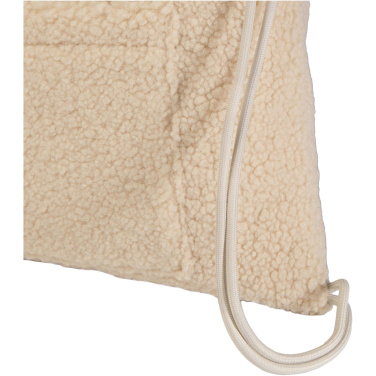 Logotrade advertising product image of: Bear GRS recycled sherpa drawstring backpack 9L