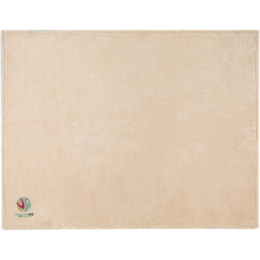 Logotrade promotional product image of: Ashen GRS recycled sherpa blanket