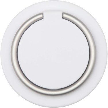 Logo trade promotional gifts picture of: Albali recycled plastic magnetic phone holder with ring stand