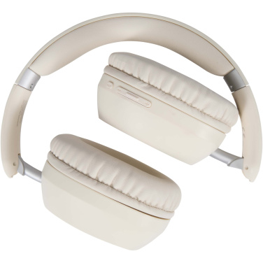 Logotrade business gift image of: Hoggar recycled plastic over-ear foldeable ANC and ENC headphones