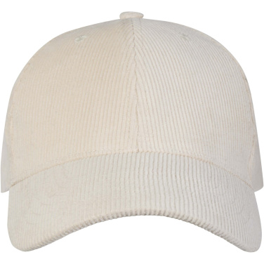 Logo trade promotional gift photo of: Hutton 6 panel recycled corduroy cap