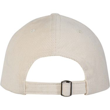 Logotrade promotional gift image of: Hutton 6 panel recycled corduroy cap