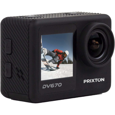 Logo trade promotional products picture of: Prixton DV670 4K dual screen action camera