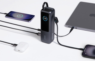 Logotrade business gift image of: Anker Power Bank 25.000 mah 165W, Built-in retractable cable