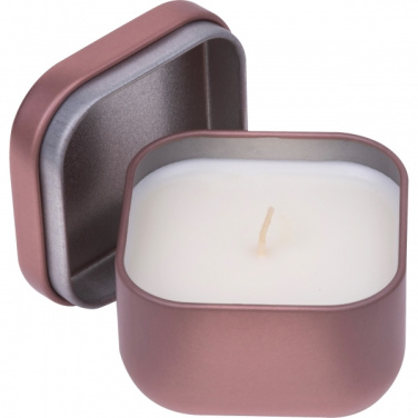 Logotrade promotional merchandise picture of: Candle in tin PRAGUE