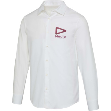 Logo trade promotional merchandise photo of: Citrine twill men's shirt