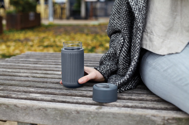 Logotrade promotional product image of: Black+Blum Glass Travel Cup 340ML