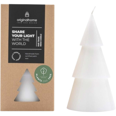Logotrade promotional item picture of: Originalhome Xmas tree candle - L