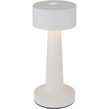 Logo trade promotional products image of: Aludra rechargeable dimmable table lamp with 3 light modes