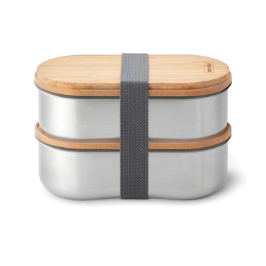 Logo trade business gift photo of: Black+Blum Stainless Steel Double Bento Box