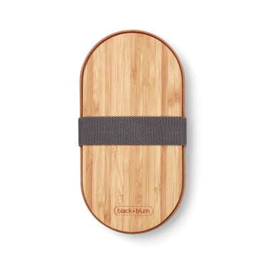 Logotrade promotional products photo of: Black+Blum Stainless Steel Double Bento Box