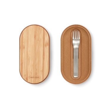 Logo trade promotional giveaway photo of: Black+Blum Stainless Steel Double Bento Box