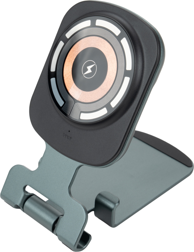 Logotrade promotional gift image of: Phone holder with wireless charger