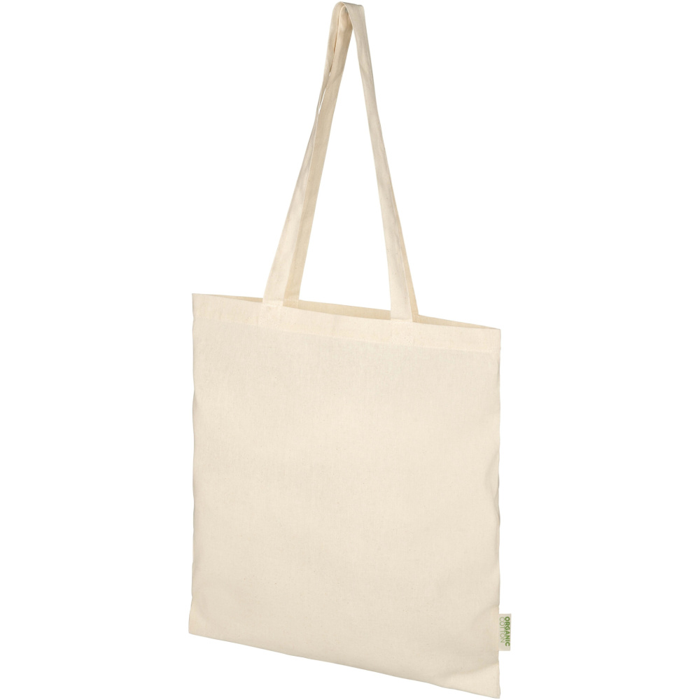 Logo trade promotional giveaway photo of: Odisha 100 g/m² OCS organic tote bag 7L