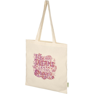 Logo trade promotional gift photo of: Odisha 100 g/m² OCS organic tote bag 7L