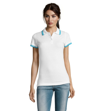 Logotrade promotional merchandise picture of: PASADENA women polo 200g