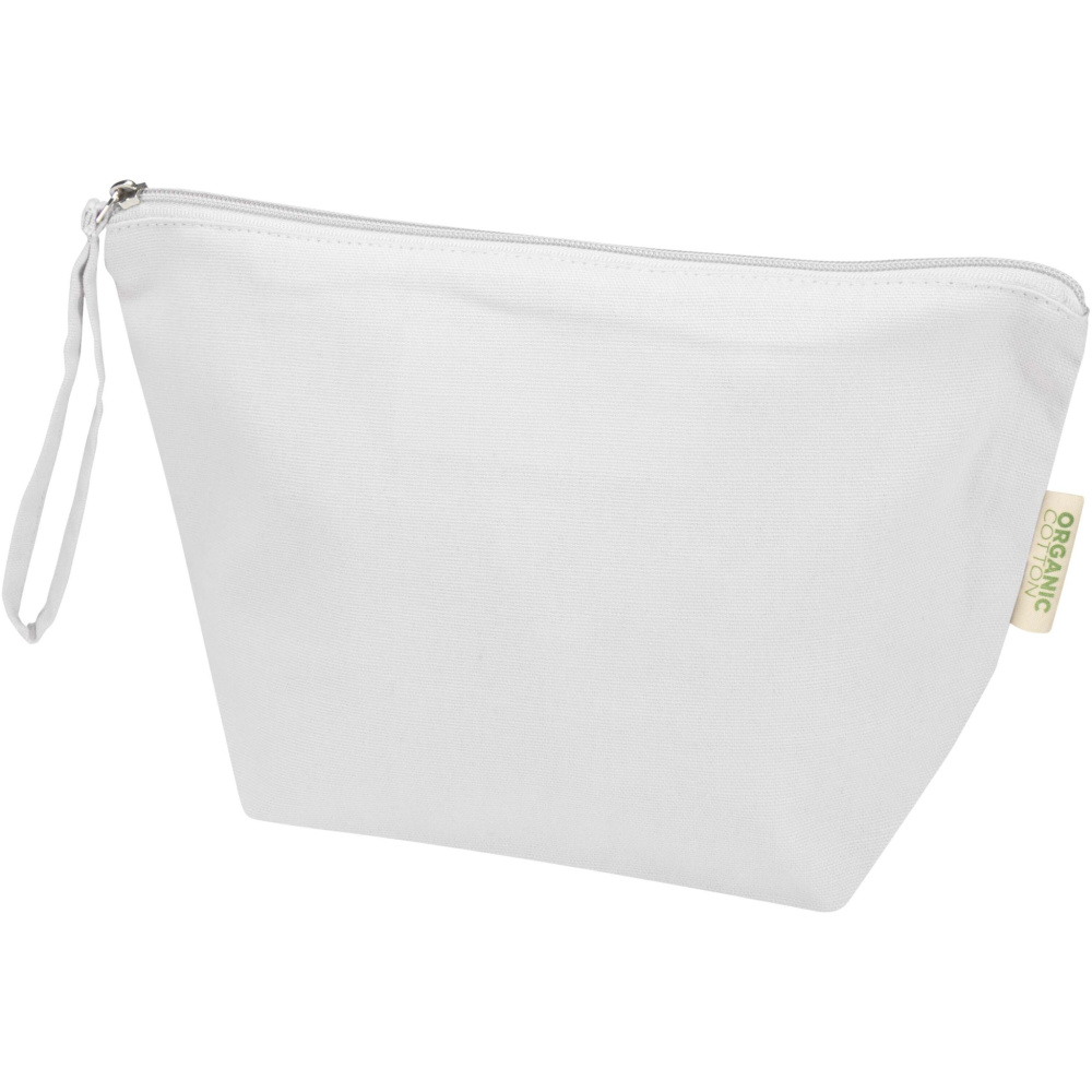 Logotrade promotional giveaway picture of: Odisha 180 g/m² OCS organic large accessory pouch 3L