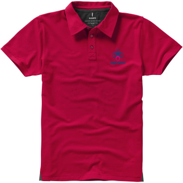 Logo trade corporate gift photo of: Markham short sleeve men's stretch polo