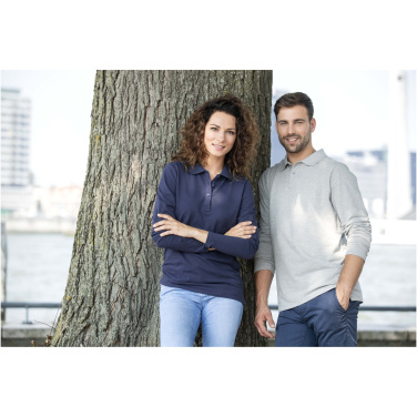 Logo trade business gifts image of: Oakville long sleeve men's polo