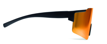 Logo trade promotional giveaways image of: Mirrored sports sunglasses