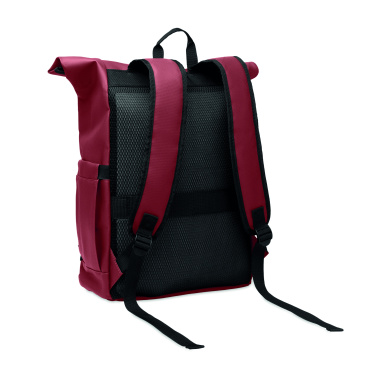 Logo trade promotional gifts picture of: Rolltop laptop rucksack 600D