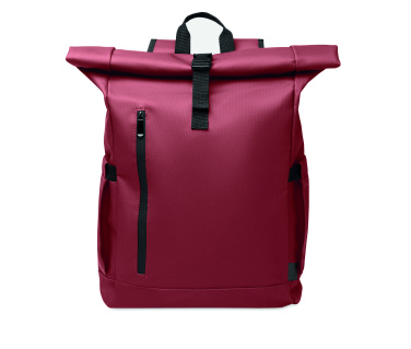 Logotrade corporate gift image of: Rolltop laptop rucksack 600D