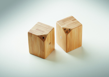 Logotrade advertising products photo of: Bamboo salt & pepper set