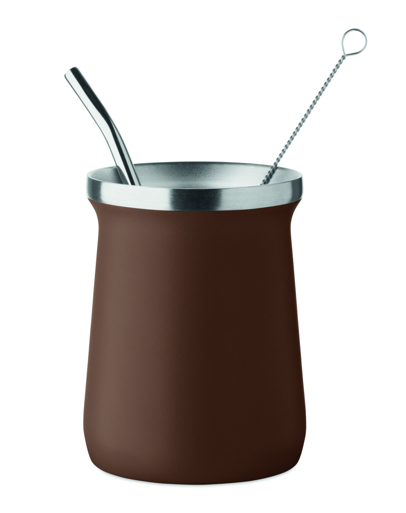 Logo trade promotional gift photo of: Yerba mate tea cup