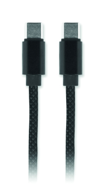 Logo trade promotional giveaway photo of: Braided magnetic cable in RPET