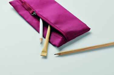 Logo trade promotional merchandise picture of: Zippered pencil case